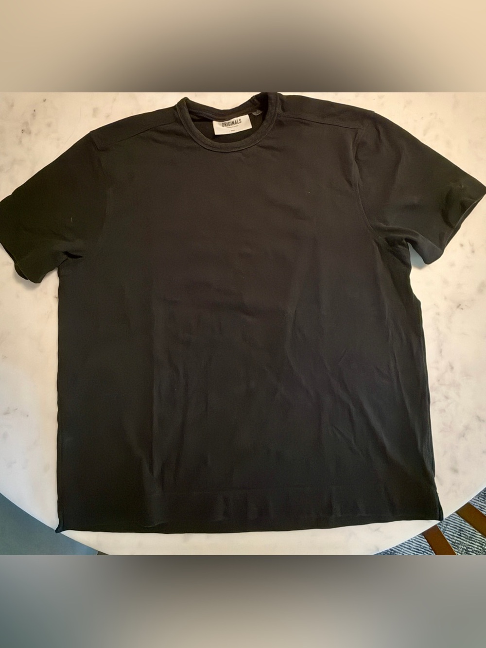 Brooklyn Cloth Originals Black Heavyweight Boxy T-Shirt Men’s Small